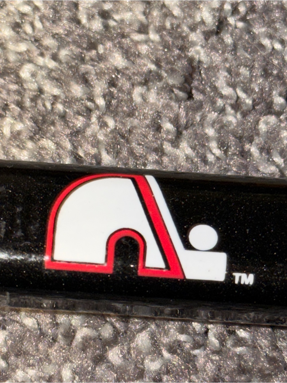 NHL Vintage Hockey Sherwood Quebec Nordiques Mini Composite Stick Collectible Us - Picture 8 of 16